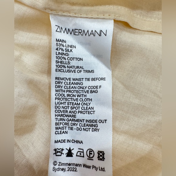 ZIMMERMANN Wonderland Floral Strapless Gown maxi Floral Dress - Picture 14 of 15